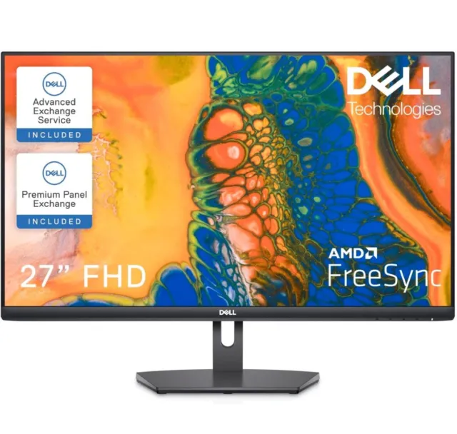 Dell S2721NX 27 Zoll Full HD (1920x1080) Monitor, 75 Hz, IPS, 4 ms, AMD FreeSync