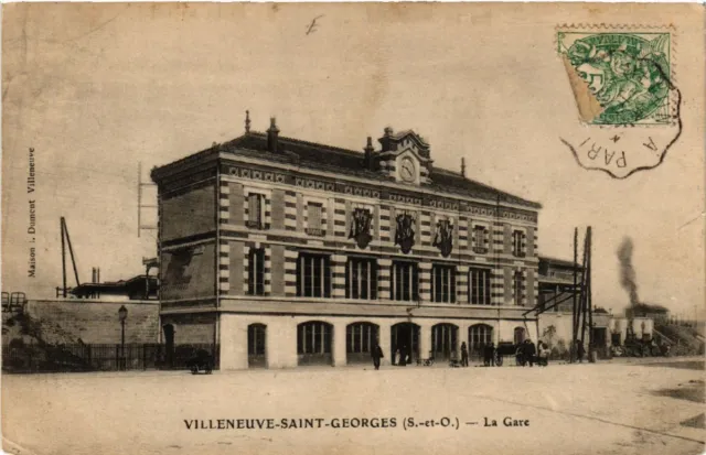 CPA AK VILLENEUVE-St-GEORGES - La Gare (519467)