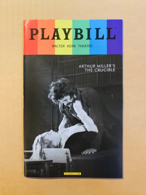 The Crucible Broadway Revival PRIDE Playbill Ben Whishaw Soairse Ronan