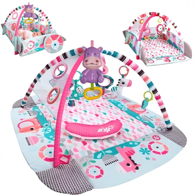 5-in-1 multifunctional Baby play mat activity gym Super soft and comfortable