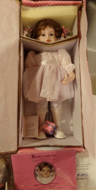 A Party for Sarah Paradise Galleries Treasury Collection Vintage Porcelain Doll 
