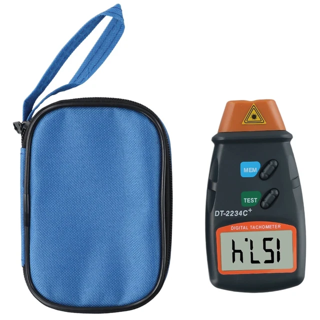 Tachymètre Laser Numérique Sans Contact GM8905 2.5~99999 Rpm Maroc