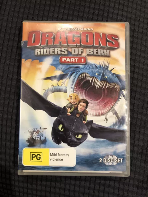 Dragons - Riders Of Berk Part 1 (DVD, 2013, 2-Disc Set) Region 4