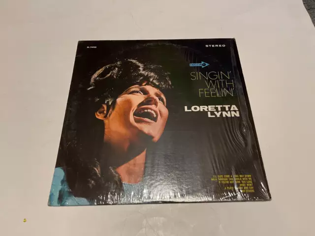 Loretta Lynn – Singin' With Feelin' Vinyl, LP 1967 Decca – DL 74930 VG+/VG+