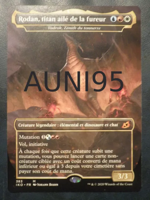 FOIL * MTG Rodan, Titan of Winged Fury / Vadrok, Apex of Thunder