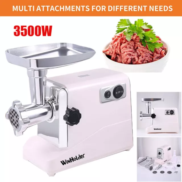 Electric Meat Grinder Home Kitchen Industrial Stainless Sausage Burger Maker USA