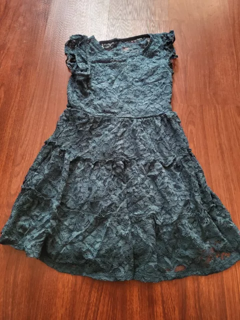 NWT - Zenzi Girls' Tiered Lace Dress -  Medium(7/8) B98