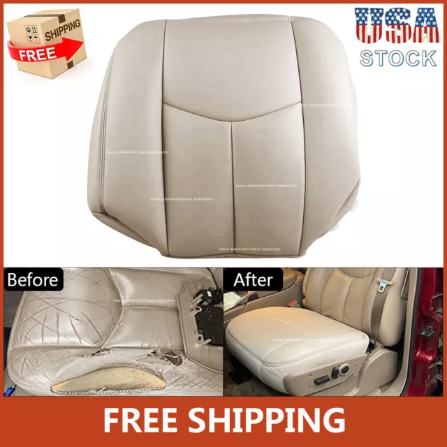 Fits Chevy Suburban Tahoe 1500 GMC Yukon 2003-2006 Driver Bottom Seat Cover Tan