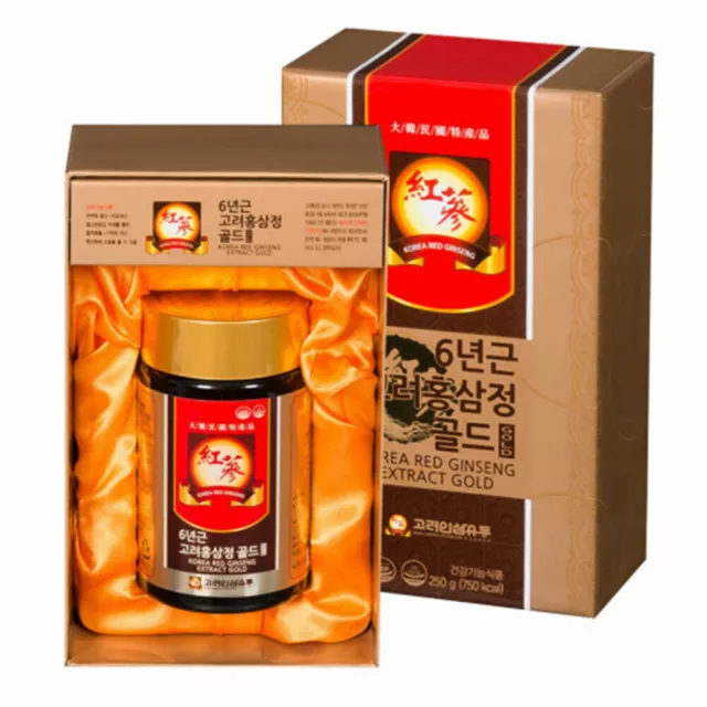 Korean Red Ginseng 6 Years Red Extract Gold 250g