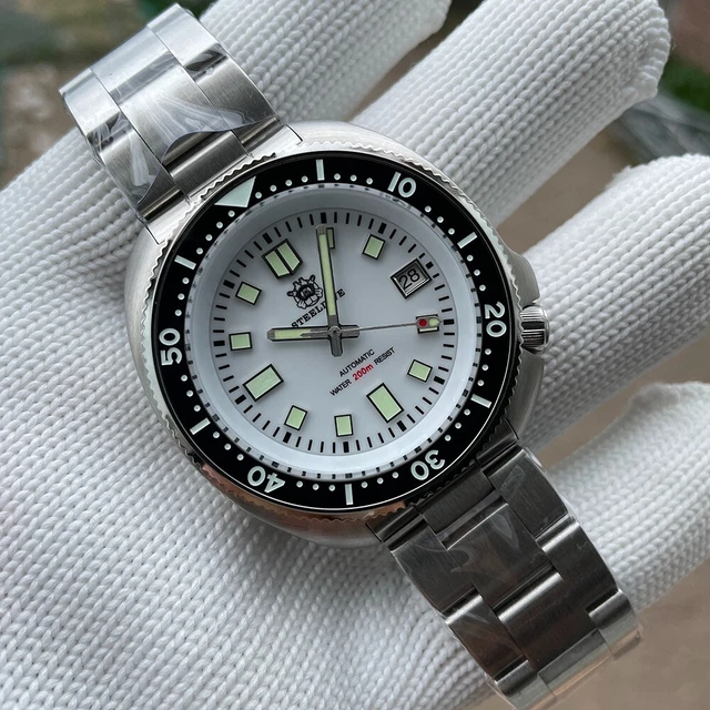 STEELDIVE SD1970 WHITE Captain Willard 200m Auto Diver Watch (New ...