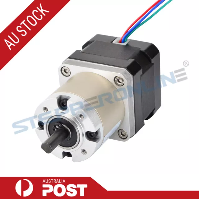 27:1 Planetary Gearbox Nema 17 Stepper Motor 0.4A for DIY CNC Robot 3D Printer