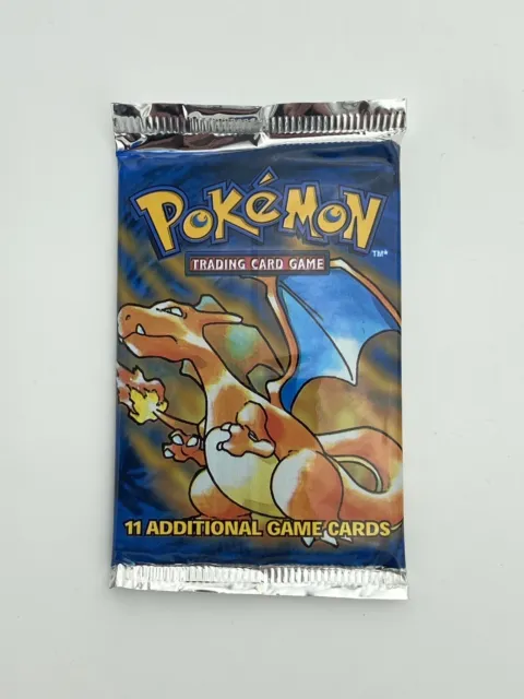 1999 Pokemon Base Set Sealed Booster Pack English Genuine Unweighed