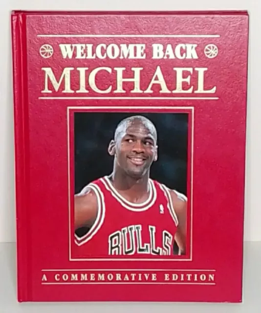 Vintage Michael Jordan Book 'Welcome Back Michael' Chicago Bulls NBA 90s Release