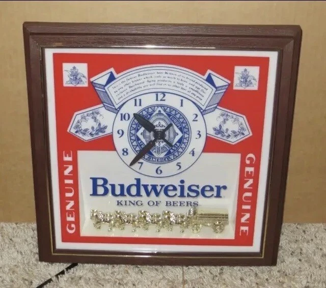 Vintage Budweiser Clydesdale Clock FOR SALE! PicClick UK