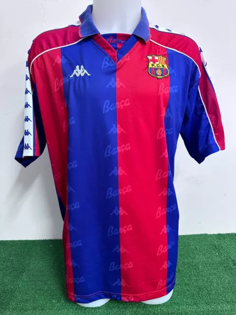 Maglia Barcelona No Match Worn Indossata Shirt Jersey Vintage Camiseta 92/95