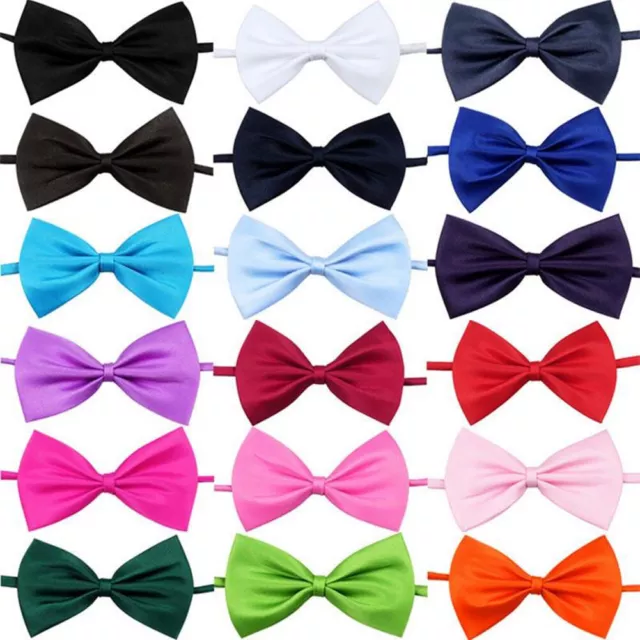 Pet Dog Cat Bow Tie Neck Collar Small Large Adjustable Puppy Kitten Bow Tie -