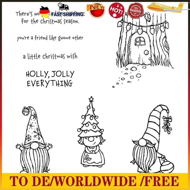 Weihnachten Transparent Clear Silicone Stamp/Siegel für DIY Scrapbooking/DIY Alb
