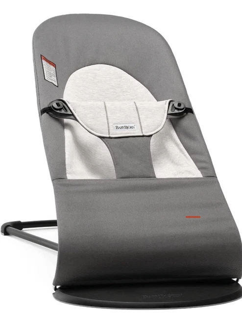 BabyBjörn Bouncer Balance Soft, Dark Grey/ Grey, Cotton/ Jersey, Baby Bjorn
