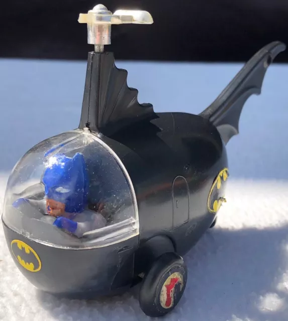 Vintage 1975 Azrak Hamway DC Comics Batman Friction Batcopter Vintage 1975 Azrak Hamway DC Comics Batman Friction Batcopter