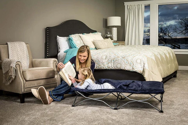 Regalo Lightweight Foldable Folding Cot,fitted sleeping bag included,No setup