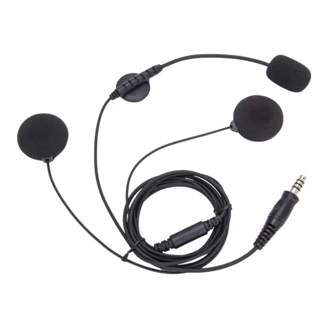 Two Way Radio Headset Two Speakers Walkie Talkie Headset for 3207 UV5R