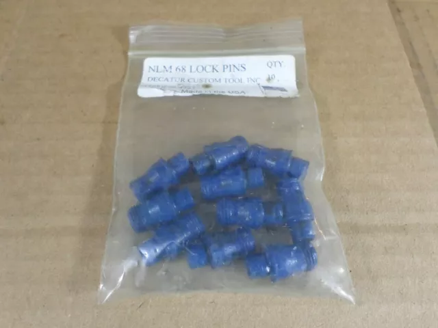 Lot of 10 Decatur Custom Tool Inc. NLM-68 Lock Pins