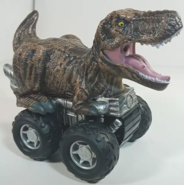 Jurassic World Zoom Riders T Rex Dinosaur Pull Back Powered Vehicle