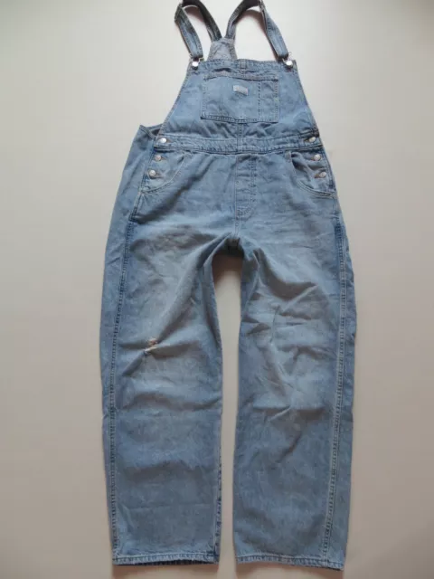 Levi's OVERALLS Latzhose, Latz Jeans Hose Gr. L, Vintage Denim Overall, KULT !