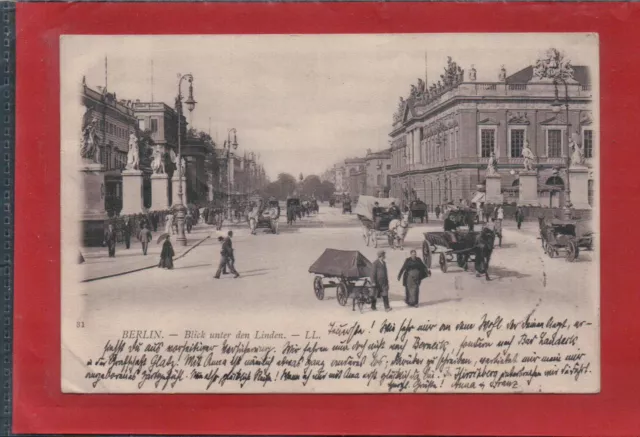 alte AK BERLIN – Blick unter den Linden [B-059]