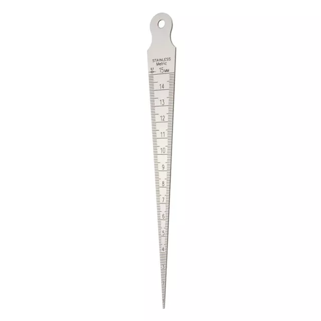 1-15mm Wedge Gauge Hole-Diameter Ruler Taper Gap Measurement Tools #2