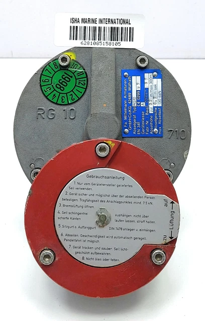 Mittelmann RG10 Descent & Secours Dispositif 8105