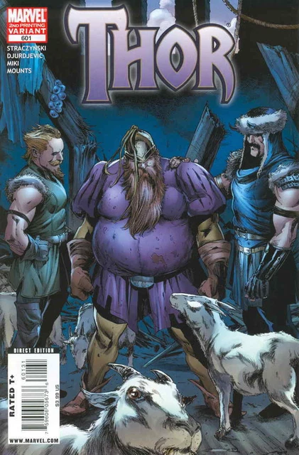 Thor #601 (2nd) VF/NM; Marvel | Straczynski - Variant - we combine shipping