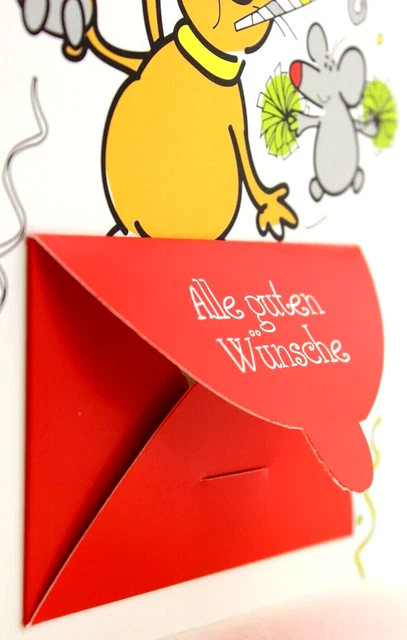 GEBURTSTAGSKARTE KARTE GEBURTSTAG Geldkarte mit Spruch Geldscheinkarte