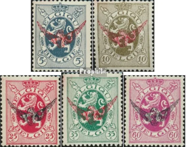 Belgique d6-d10 neuf 1929 timbre de sérvice