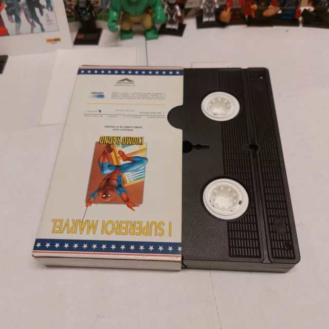 Vhs I Supereroi Marvel L'uomo Ragno Ita Animazione Petrolio Guai Spiderman IB36A 2