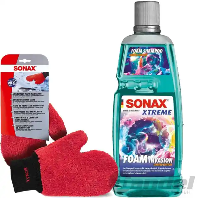 SONAX Xtreme Foam Invasione + Asciugamano Cura Auto Biancheria Autolavaggio