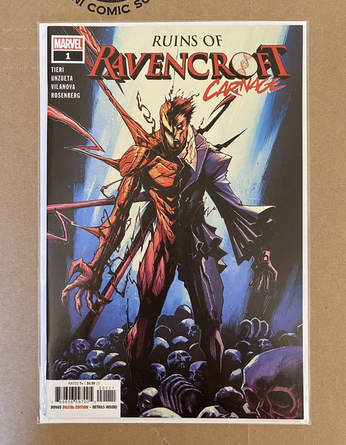 RUINS of RAVENCROFT CARNAGE # 1 First Appearance CORTLAND KASADY 🔥Ship Gemini