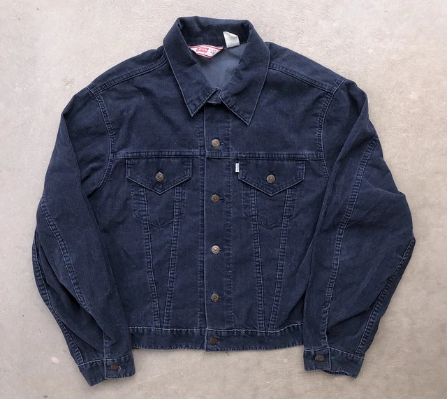 VINTAGE 70'S LEVI'S Corduroy Jacket Made In USA Size 48 70505 1517