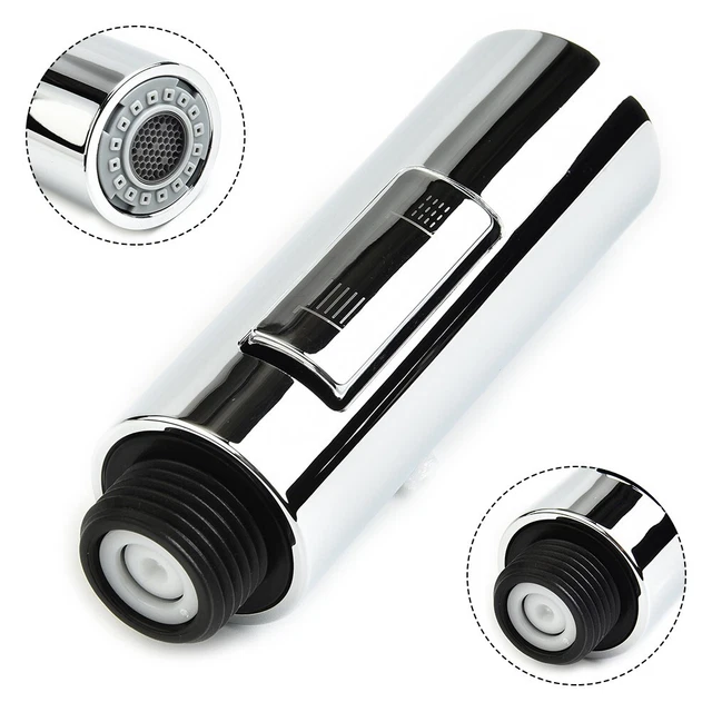 Pull Out Spray Head Replace Universal Kitchen Sink Faucet Basin Mixer Tap Silver 2