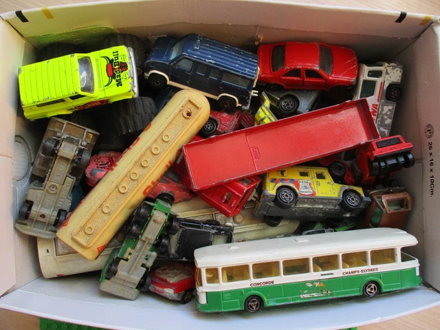 Majorette Lot De Voitures Et Camion Vintage 