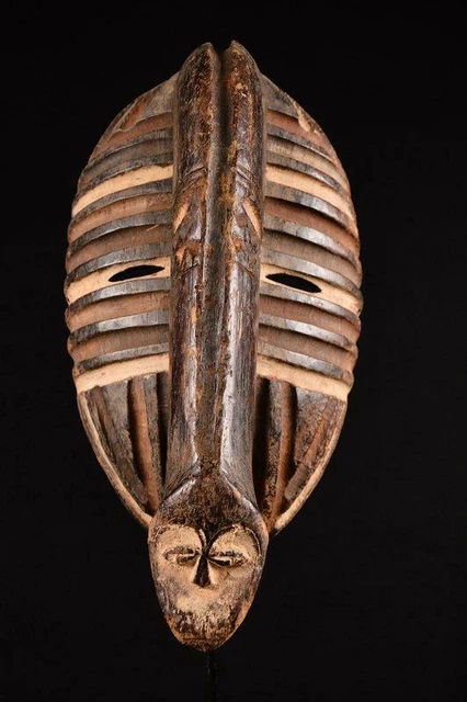 17901 African Old Ligbi Mask / Mask Ivory Coast