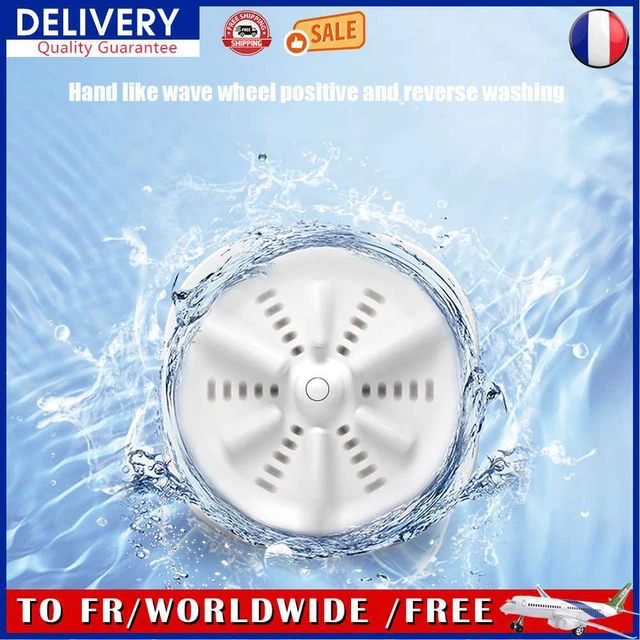 Portable Turbo Washer Automatic USB Charger Suction Cup for Newborn Clothes Rags
