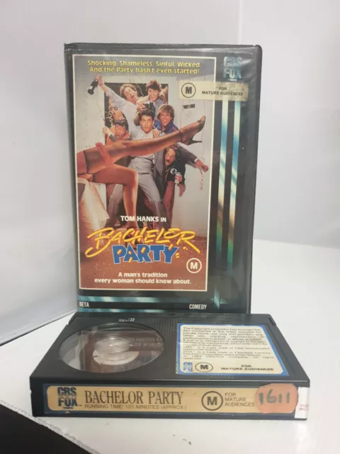 Bachelor Party 1984 Vintage VHS Video Movie Cassette Tape -  Portugal