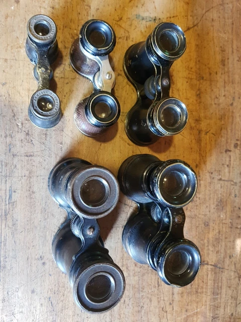 5 anciennes paires de Jumelles début 20ème
