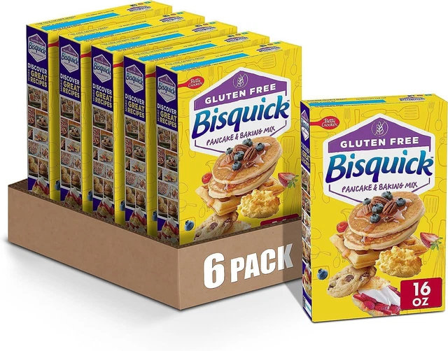 BETTY CROCKER GLUTEN Free Bisquick 453G (Case of 6) £28.99 PicClick UK