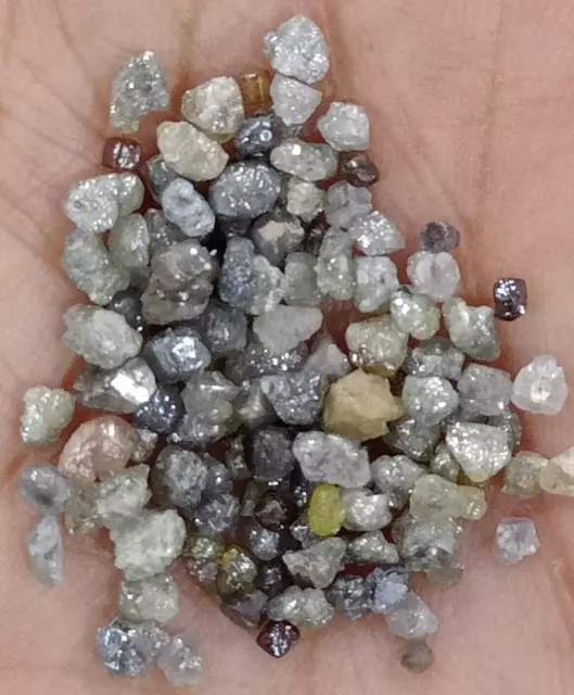 Rough Uncut Premium Grade Diamond Lot (100+ Loose) 6.00 Ct