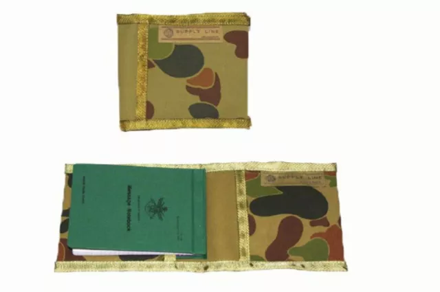 Notebook Cover - Canvas - Auscam - Army & Military