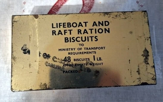 Life Boat Ration RARE ROYAL ENGLISH Navy Rescue Boat Survival Ration Box WW2 £127.87 ...