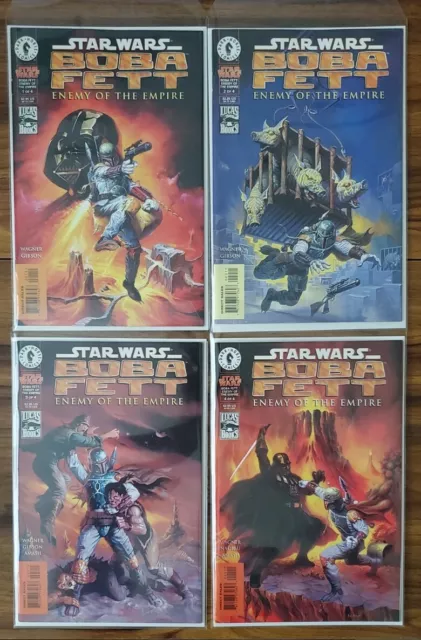 Star Wars Boba Fett Enemy Of The Empire 1-4 Complete Dark Horse  Darth Vader