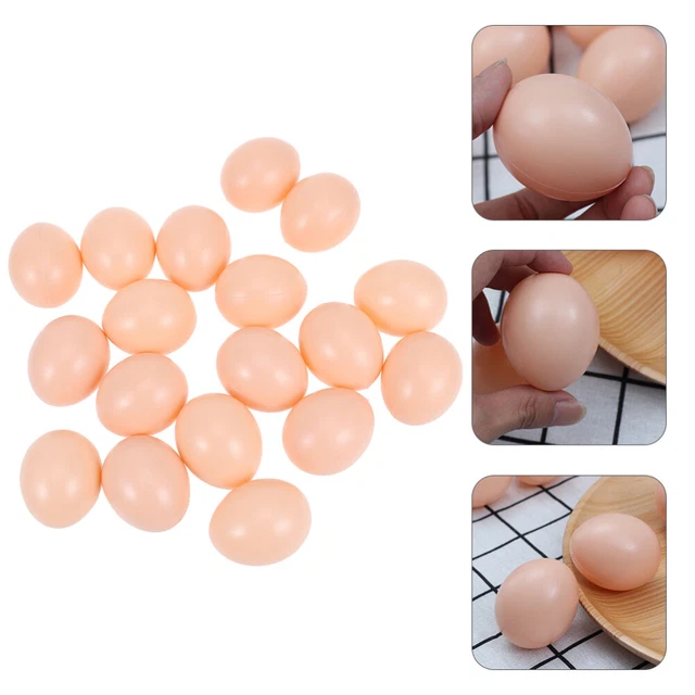 35pcs Falsche Schlüpfen Eier Einfärbbar Gefälschte Eier Ostern Ei Geschenke